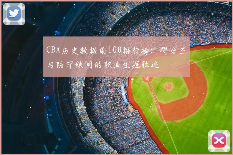 CBA历史数据前100排行榜：得分王与防守铁闸的职业生涯轨迹